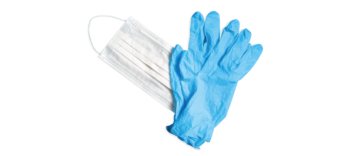 Handschoenen en Mondkapjes