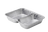 TakeAware.nl Aluminium 2-vaks schaal 227x177x39mm R808G