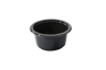 CPET tray zwart 200ml 1107.06 95x48mm