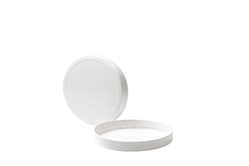 TakeAware.nl White flat paper lid LFRFF-32