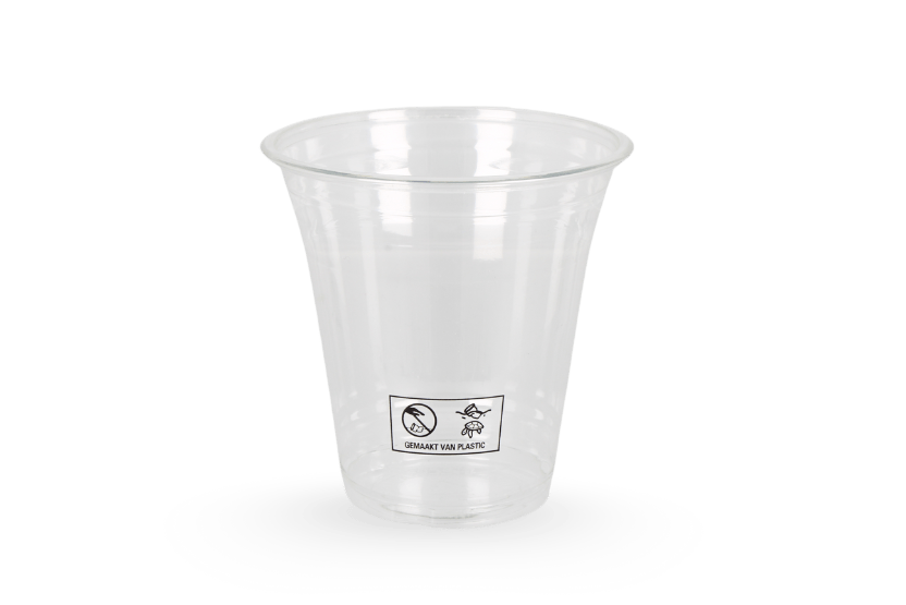 TakeAware.nl Clear Cup 14oz 300cc 