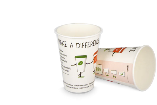 Coffee cup 180cc 7.5oz Ø70mm Recycle FSC®Mix