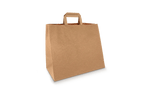 TakeAware.nl Papieren tassen kraft 90 gr. 32+16x29cm