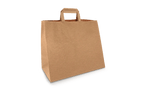 TakeAware.nl Papieren tassen Extra groot kraft 90 gr. 32+22x34cm