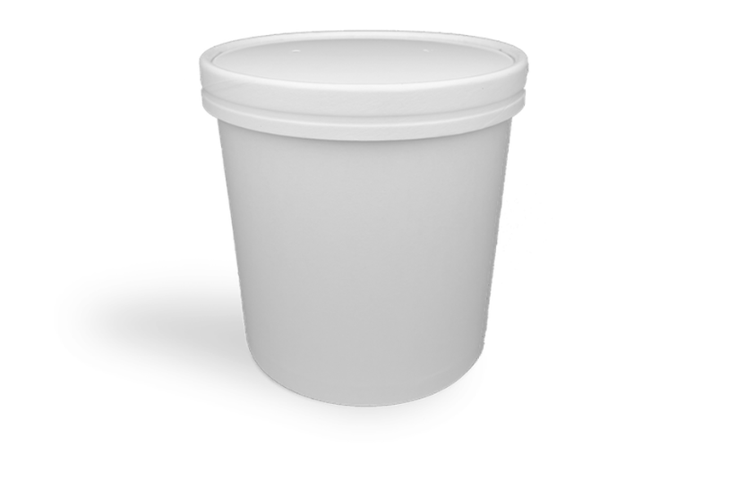 Soup cup 1000ml Ø118mm 32oz cardboard white