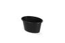 Oval sauce container 2oz 50ml Ø70mm Black
