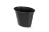 Oval sauce container 6oz 150ml Ø95mm Black