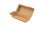 takeaware.nl Friet- en snackbakjes Hotdog box 18x7x7cm kraft