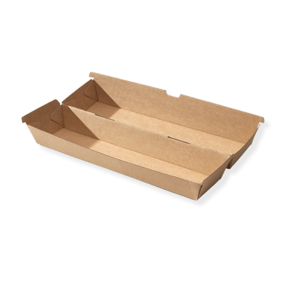 takeaware.nl Baquette box kraft 30x6,5x8cm