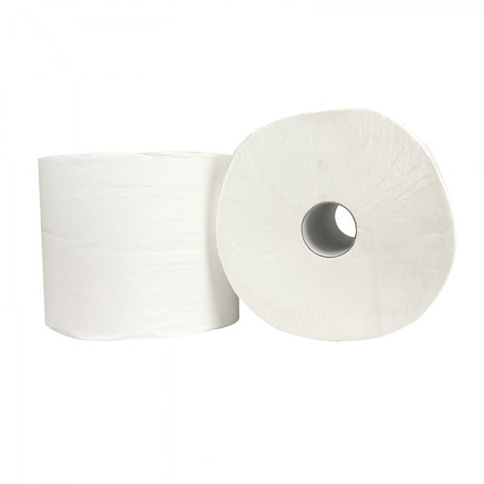 Industrial cleaning roll heavy cellulose 25cm x 1000m 1 ply white