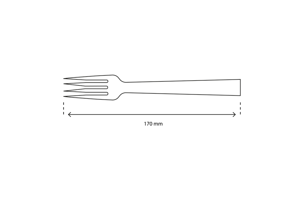 takeaware.nl Bestek Bamboe vork 170mm BIO