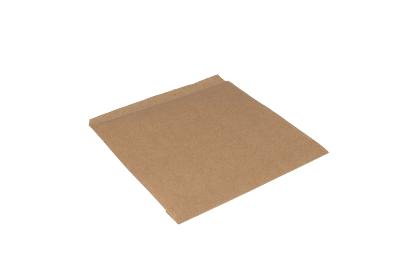 TakeAware.nl Hamburger zakje 14x15cm kraft vetvrij papier BIO