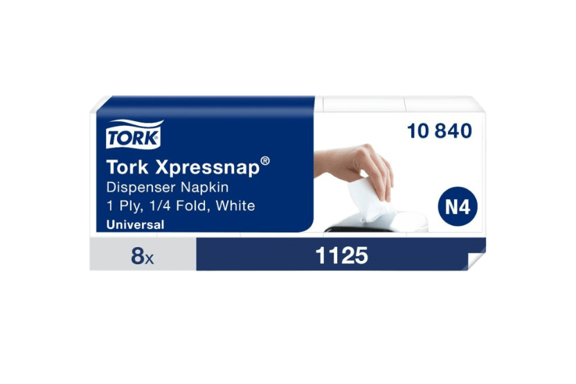 TakeAware.nl Tork Express Dispenserservet wit 1/4 vouw 1 laags 