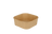 TakeAware.nl Maaltijdbakken en schalen Vierkante maaltijdbak karton 500ml Kraft 130mm