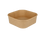 TakeAware.nl Maaltijdbakken en schalen Vierkante maaltijdbak karton 1000ml Kraft 170mm