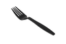 Reusable fork 180mm PP black BIO