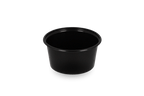 TakeAware.nl Saus- en amusebakjes Rond bakje 80cc Ø70mm Zwart