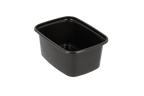 TakeAware.nl Sausbakjes 250ml 108mm rechthoekig zwart