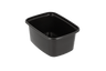 Sauce containers 250ml 108mm rectangular black
