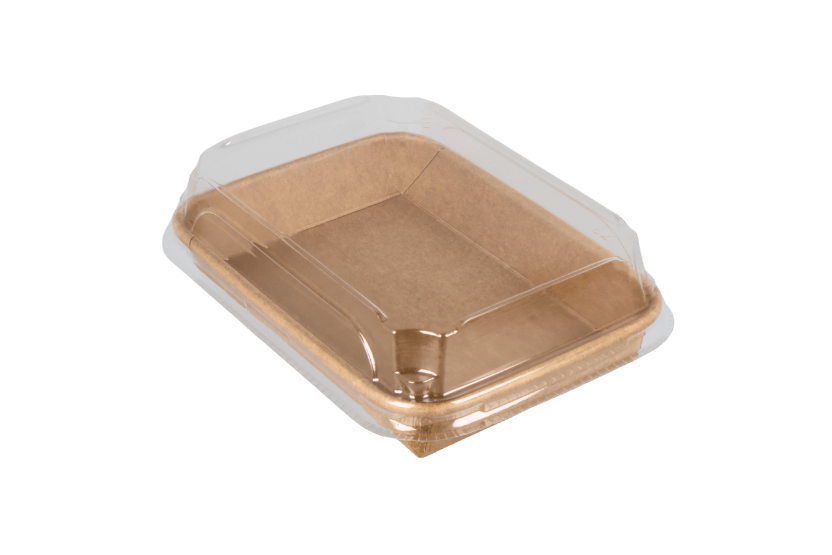 TakeAware.nl Sushi tray karton TA-03 + deksel 165x115x25 Kraft
