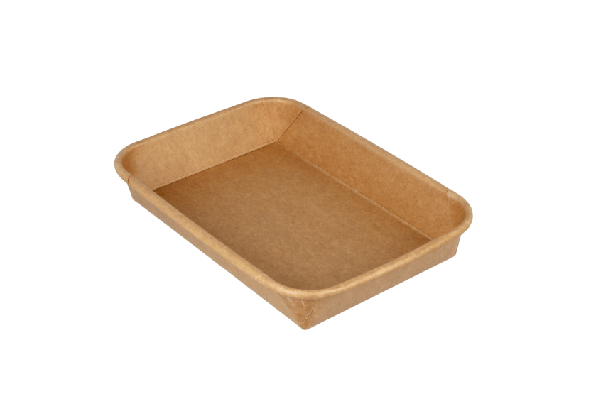 TakeAware.nl Sushi tray karton TA-03 + deksel 165x115x25 Kraft