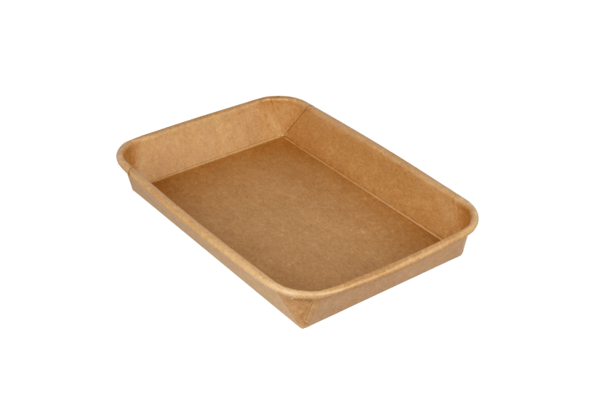 TakeAware.nl Sushi tray karton TA-05 + deksel 185x130x25 Kraft