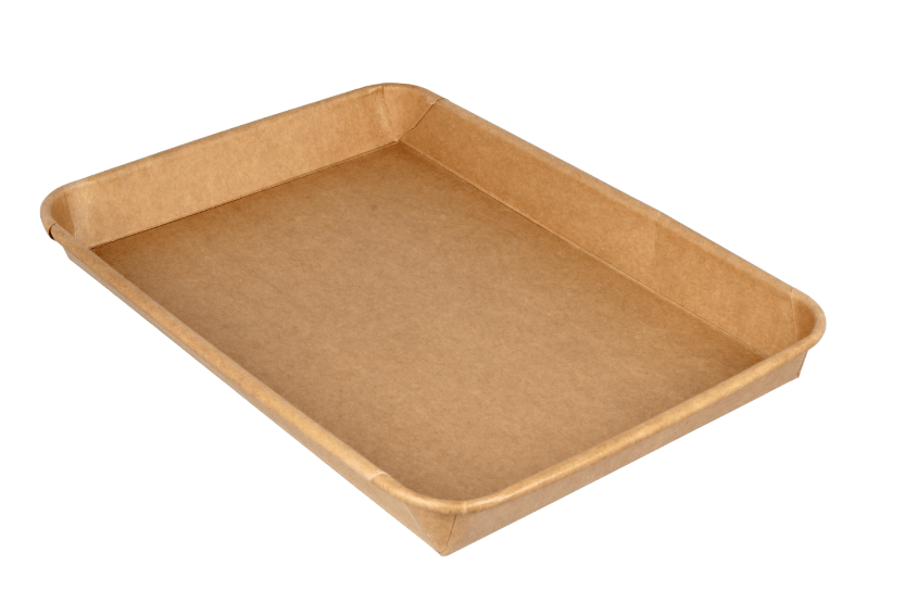 TakeAware.nl Sushi tray karton TA-11 + deksel 255x180x25 Kraft