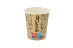 TakeAware.nl Kartonnen soepbekers "Veggie"- 230cc/8oz - 80mm