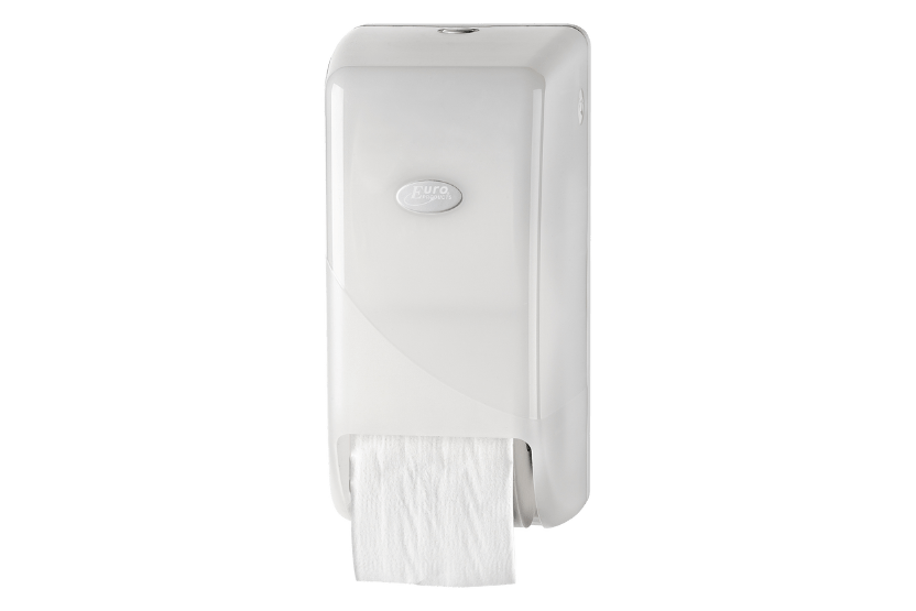 TakeAware.nl Toiletpapier Doprol Dispenser (2 boven elkaar) wit