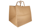 TakeAware.nl Papieren pizza tassen kraft 110 gram 36,5+33x32cm