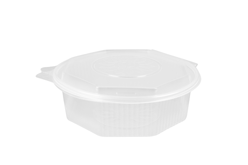 TakeAware.nl Saladebak met klapdeksel 1500ml