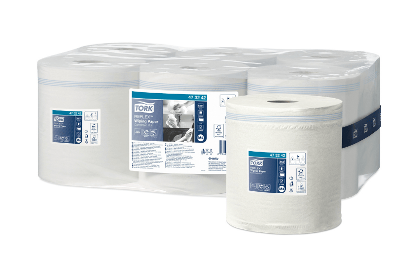 Tork Tork M4 Reflex™ Centerfeed Poetspapier 6x857 vellen Multifunctioneel Wit (473242)