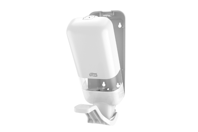 Tork Tork® S4 Zeep en Handdesinfectie Dispenser met Armbeugel Wit (564100)