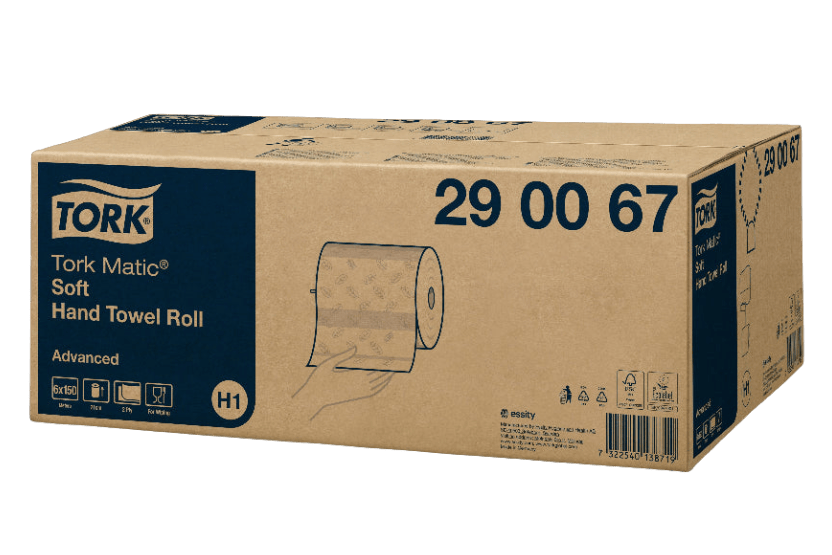 Tork Matic® H1 Zachte Handdoekrol 6 rollen x 150m Absorberend Wit met ...