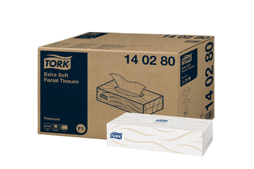 Tork Tork® F1 Extra Zachte Facial Tissues Premium 2-laags 30x100 vellen (140280)