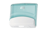Tork® W4 Gevouwen Reinigingsdoek Dispenser Wit en Turquoise (654000)
