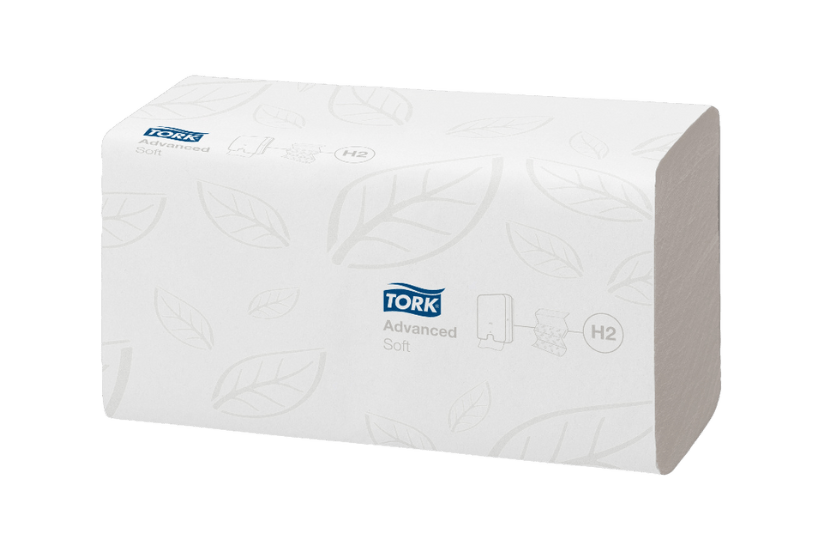 Tork Tork Xpress® H2 Zachte Multifold Handdoeken 2-laags Z-vouw 21x180 vellen (120398)