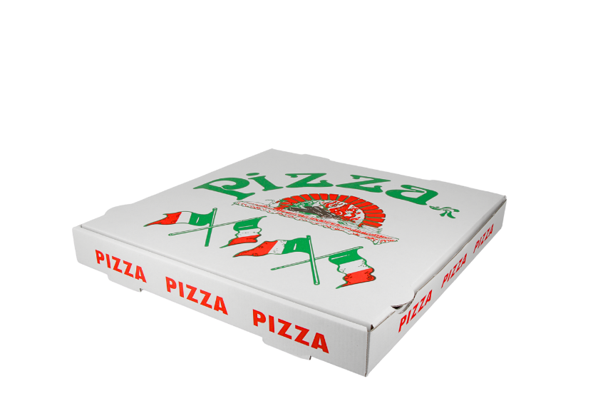 TakeAware.nl Pizzadozen wit 36x36x4cm Pizza Bandiere