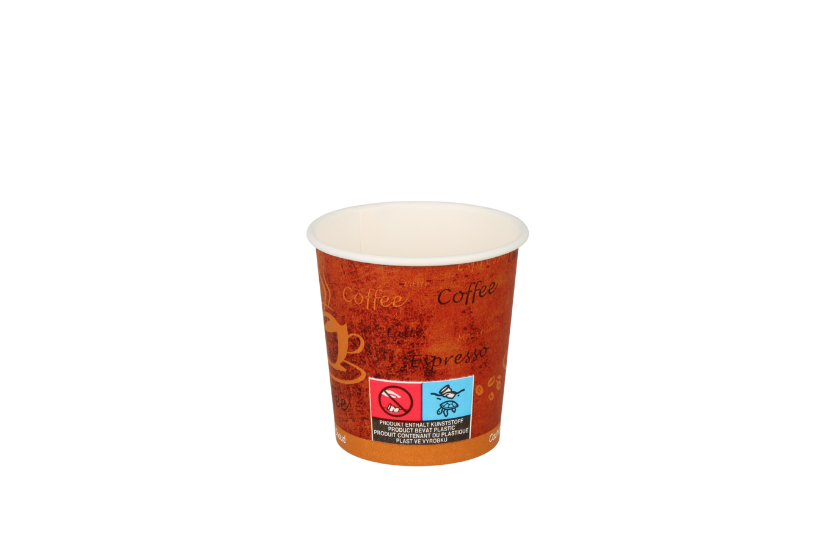 TakeAware.nl 4oz espresso gold paper cup (21801)