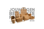 TakeAware.nl Block bottom bags 15x9x28cm white 70g