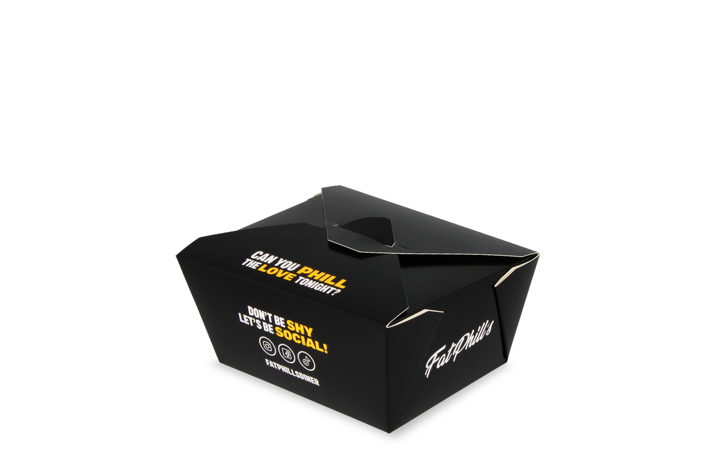 Take Away Box 750ml - Fat Phill's custom