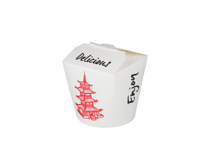 TakeAware.nl Wok to Go beker 26oz 750ml karton wit 26 oz (81026)