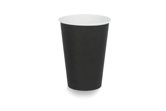 Coffee cup  180cc 7.5oz Ø70mm cardboard black FSC® certified