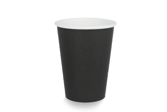 takeaware.nl Koffiebekers Kartonnen koffiebeker 360cc 12oz zwart