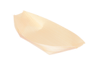 takeaware.nl Saus- en amusebakjes Amuse bootje hout 220x115mm BIO