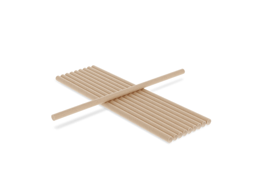 Paper straws natural 230x8mm FSC® certified