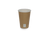 takeaware.nl Koffiebekers Kartonnen koffiebeker 180cc 7.5oz kraftlook