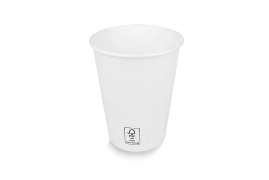 takeaware.nl Koffiebekers Kartonnen koffiebeker 150cc 6oz wit