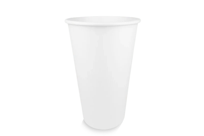 takeaware.nl Koffiebekers Kartonnen koffiebeker 450cc 16oz wit