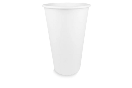 takeaware.nl Koffiebekers Kartonnen koffiebeker 450cc 16oz wit